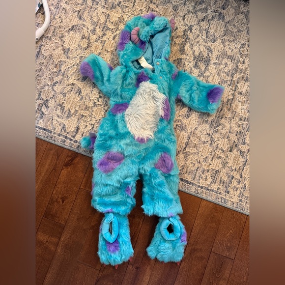Pottery Barn Other - Pottery Barn Kids Monsters Inc Sulley Baby Costume 6–12 Months Like New